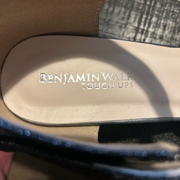 Benjamin Walk Foster Heels Size 8W in Pewter Never Worn